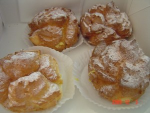 大きなシュークリーム！